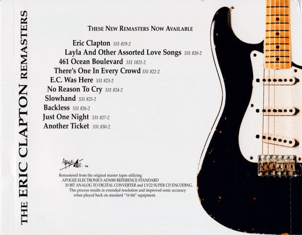 Eric Clapton : Slowhand (CD, Album, RE, RM)