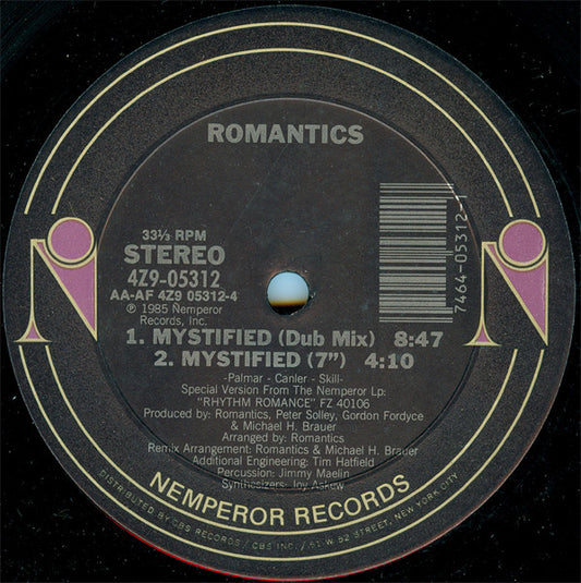 The Romantics : Mystified (12")