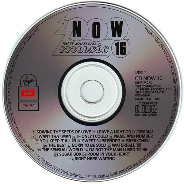 Various : Now That's What I Call Music 16 (2xCD, Comp)