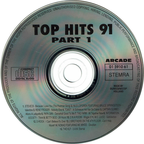 Various : Top Hits 91 Part 1 (CD, Comp)