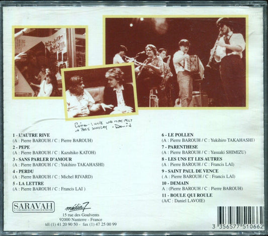 Pierre Barouh : Le Pollen (CD, Album, RE)