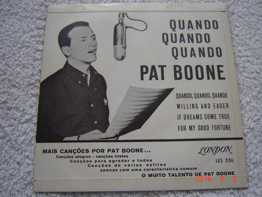 Pat Boone : Quando Quando Quando (7", EP)