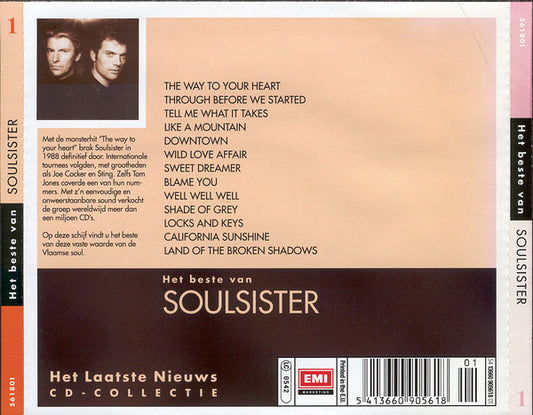 Soulsister : Het Beste Van Soulsister (CD, Comp)