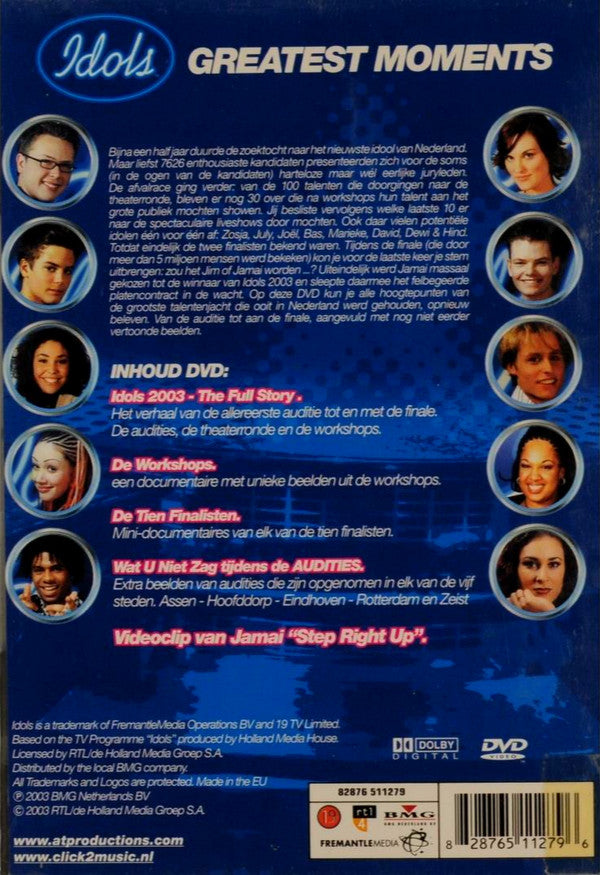 Idols : Greatest Moments (DVD-V)