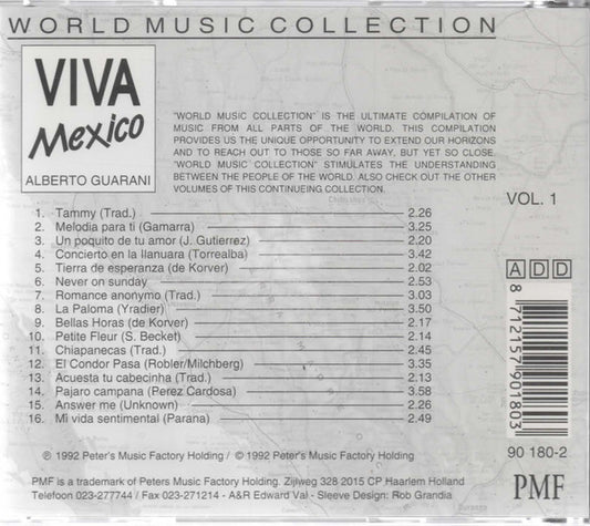 Alberto Guarani : Viva Mexico (CD, Comp)