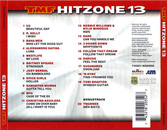 Various : TMF Hitzone 13 (CD, Comp)
