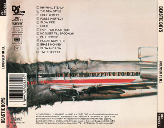 Beastie Boys : Licensed To Ill (CD, Album)