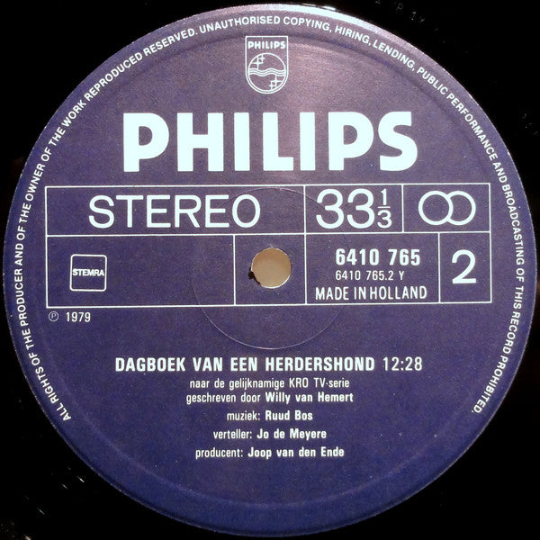 Kapelaan Odekerke : Dagboek Van Een Herdershond (LP, Album)