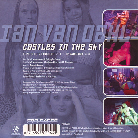 Ian Van Dahl : Castles In The Sky (CD, Single)