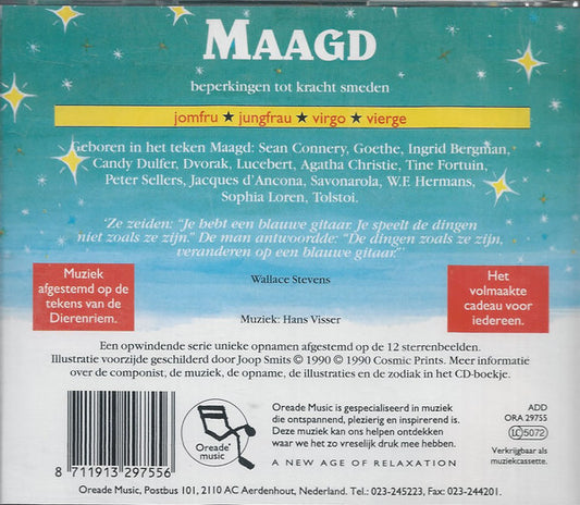 Hans Visser : Maagd (CD, Album)