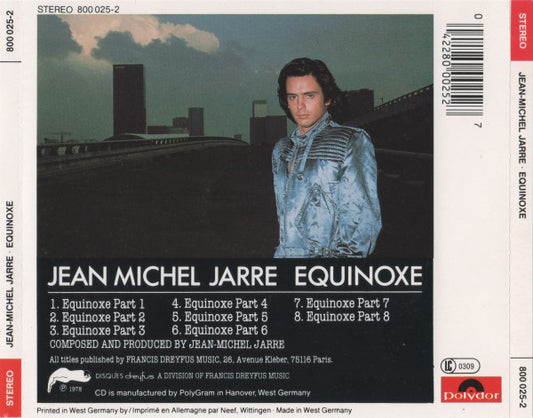 Jean-Michel Jarre : Equinoxe (CD, Album, RE, RP)