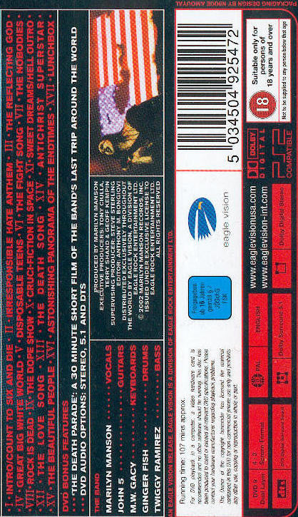 Marilyn Manson : Guns, God And Government World Tour (DVD-V, PAL)
