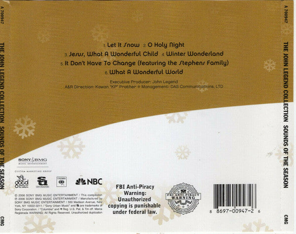 John Legend : The John Legend Collection (CD, EP)
