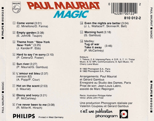 Paul Mauriat : Magic (CD, Album, Red)