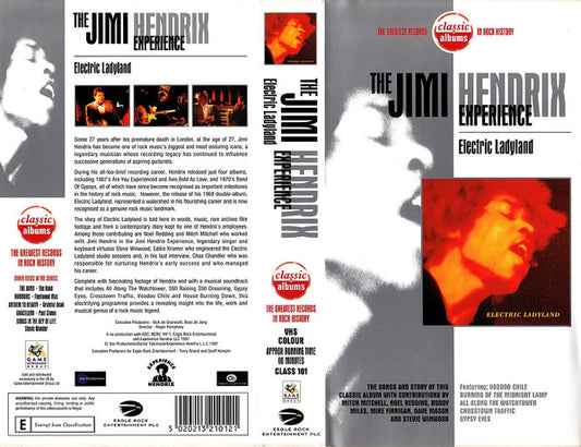 The Jimi Hendrix Experience : Electric Ladyland (VHS, PAL)