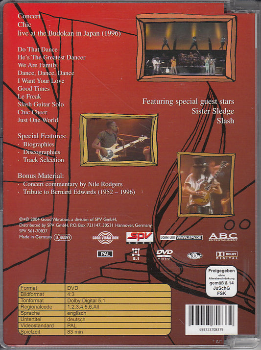 Chic Featuring Slash (3) & Sister Sledge : Live At The Budokan (DVD-V)