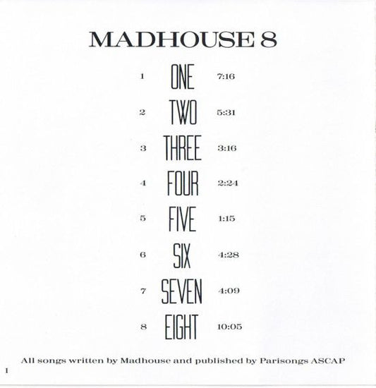 Madhouse : 8 (CD, Album)