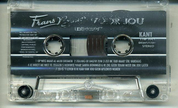 Frans Bauer : Voor Jou (Cass, Album)