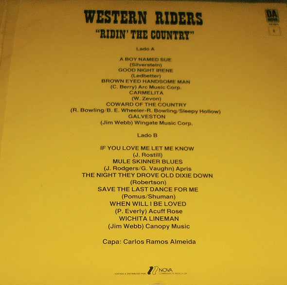 Western Riders : Ridin' The Country (LP, Album)