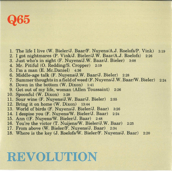 Q65 : Revolution (CD, Album, RP)