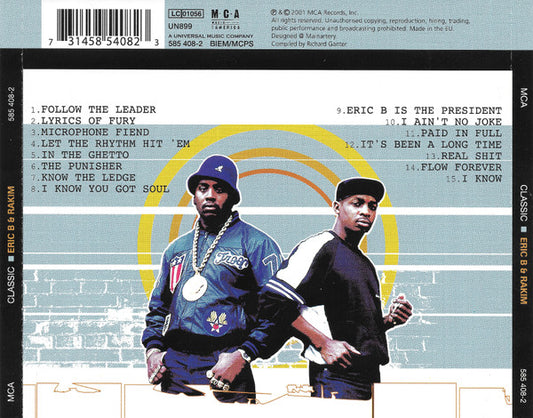 Eric B. & Rakim : Classic Eric B & Rakim (CD, Comp, RE, RM)