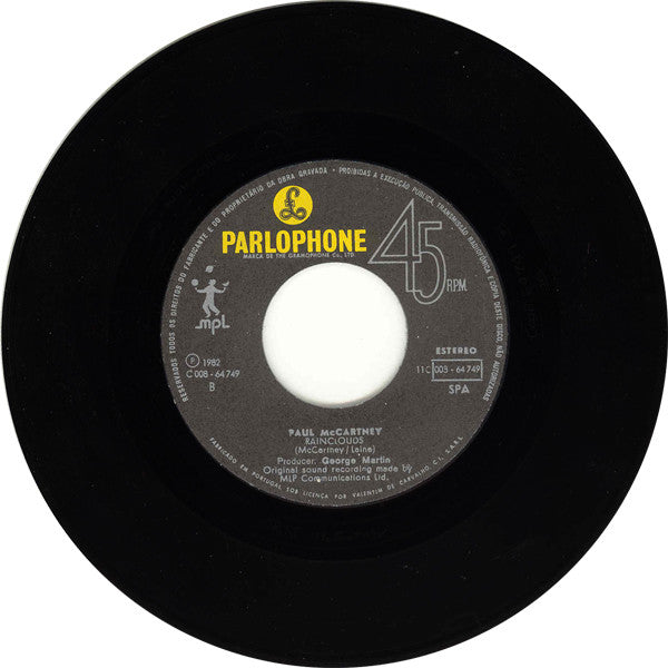 Paul McCartney : Ebony And Ivory (7", Single)