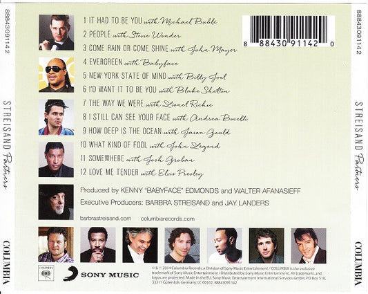 Barbra Streisand : Partners (CD, Album)