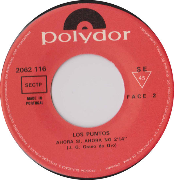 Los Puntos : Good Bye / Ahora Si, Ahora No (7", Single)