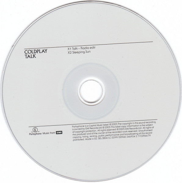 Coldplay : Talk (CD, Single)