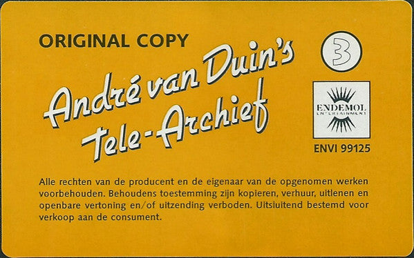 André van Duin : André Van Duin's Tele-Archief 3 (VHS, Album, PAL)