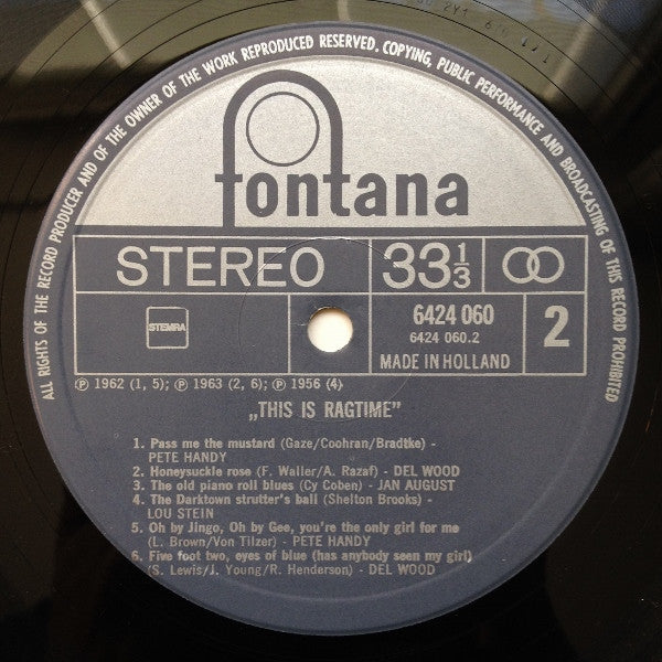 Various : This Is Ragtime (LP, Comp)