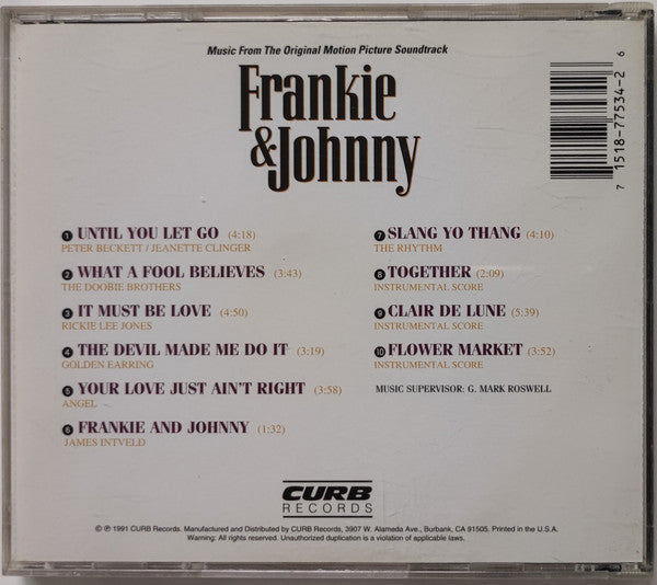 Various : Frankie & Johnny (Music From The Original Motion Picture Soundtrack) (CD, Comp)