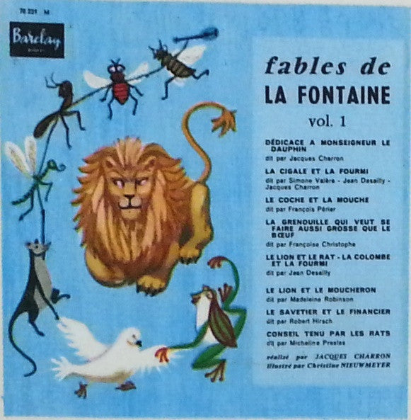 Various : Fables De La Fontaine Vol. 1 (7", EP)