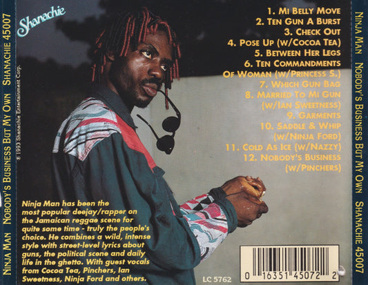 Ninjaman : Nobody's Business But My Own (CD, Album)