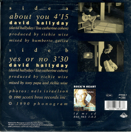 David Hallyday : About You (7", Single)