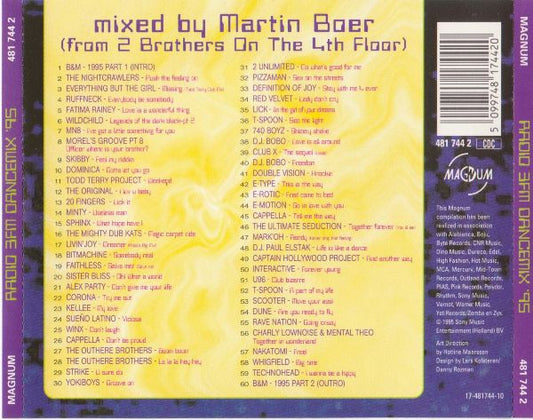 Various : Radio 3FM Dancemix '95 (CD, Mixed)