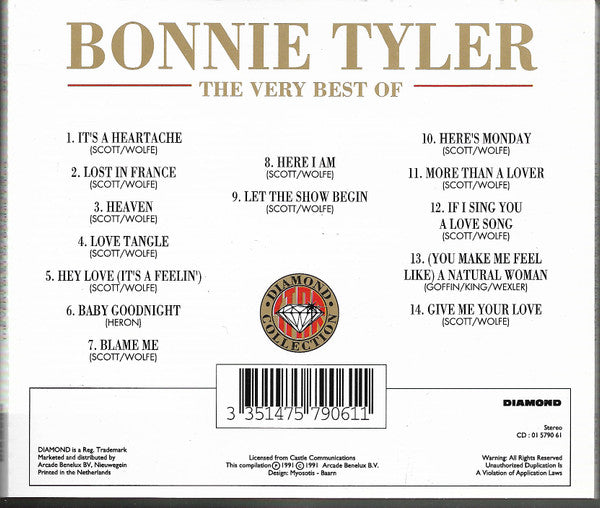 Bonnie Tyler : The Very Best Of (CD, Comp)