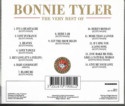 Bonnie Tyler : The Very Best Of (CD, Comp)