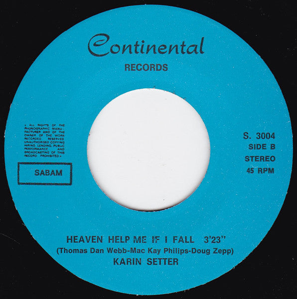 Karin Setter : Radio Heart (7", Single)