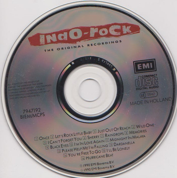 Various : Indo-Rock (The Original Recordings) (CD, Comp)
