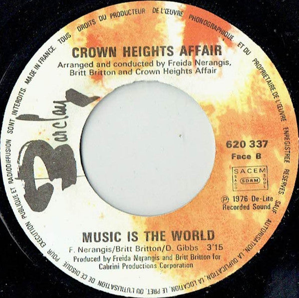 Crown Heights Affair : Dancin' (7", Single)