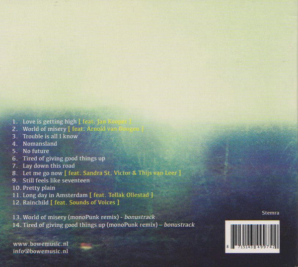 Bowe : Nomansland (CD, Album, Dig)