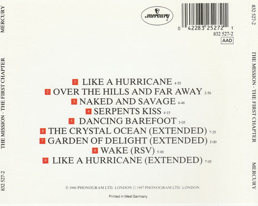 The Mission : The First Chapter (CD, Album, Comp)