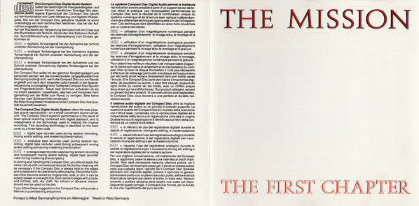 The Mission : The First Chapter (CD, Album, Comp)