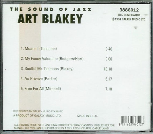Art Blakey : The Sound Of Jazz - Art Blakey (CD, Album)