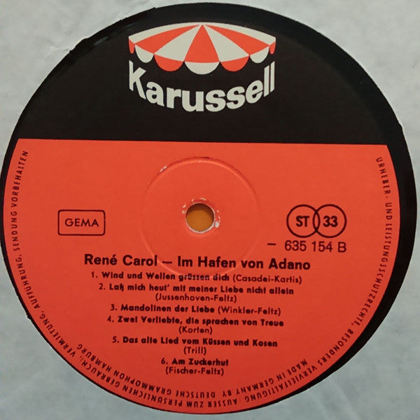 René Carol : Im Hafen Von Adano (LP, Comp)