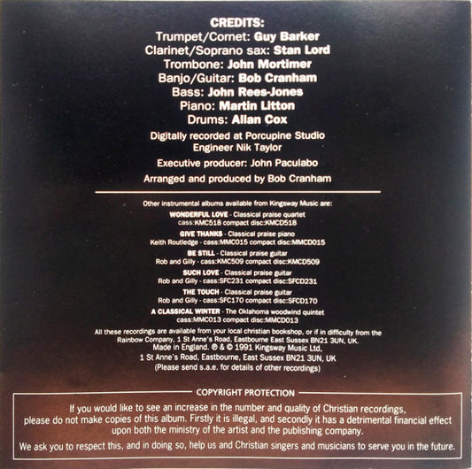 Unknown Artist : Trad Jazz Praise - Be Bold (CD, Album)