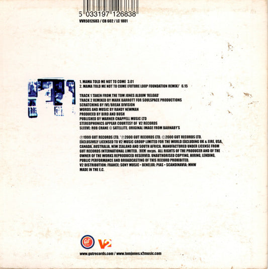 Tom Jones & Stereophonics : Mama Told Me Not To Come (CD, Single, Car)