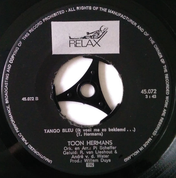 Toon Hermans : De Fanfare (7", Single)