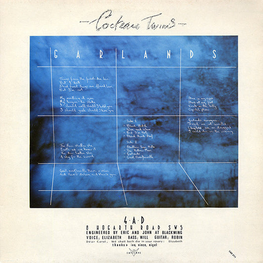 Cocteau Twins : Garlands (LP, Album)